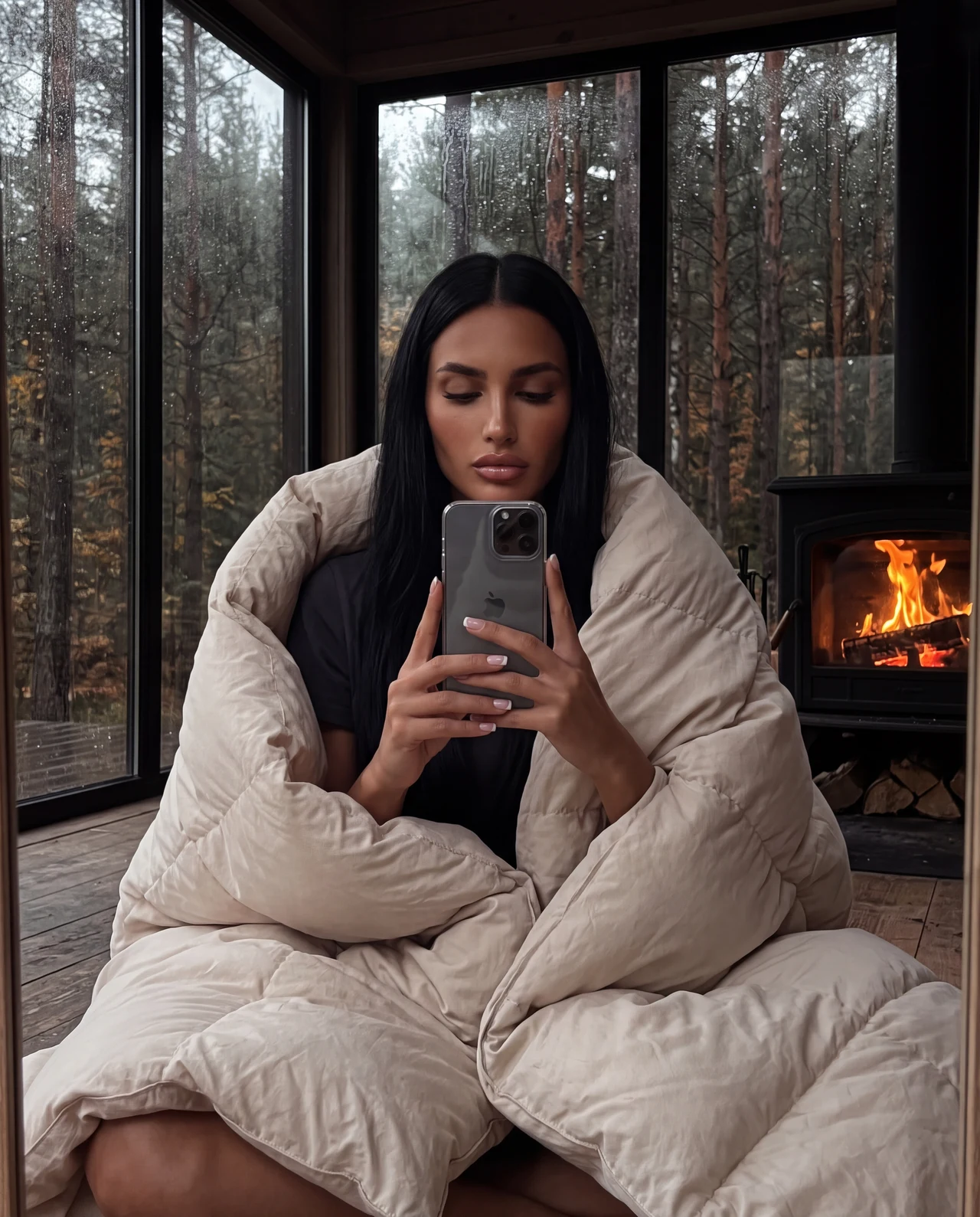 такой вайб сегодня 🌳🧘🏻♀️ для повтора кликай 🔁