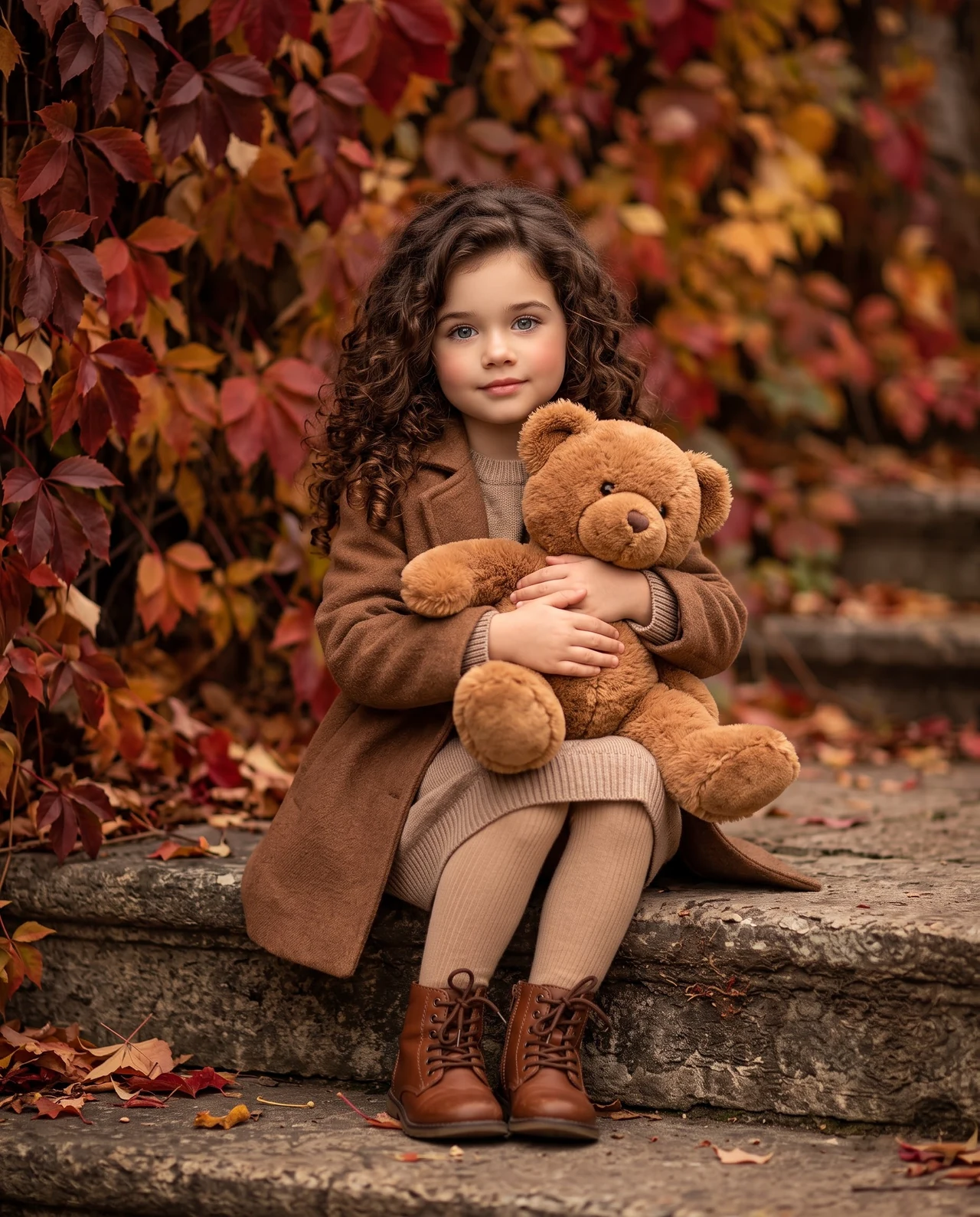 Детское 🤎🍂 пишите в комментариях, на какую тему создавать больше промптов? 👇🏽📸