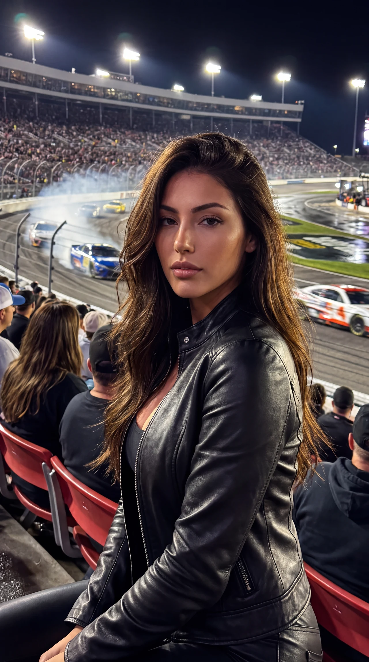 Скорость и адреналин гоночного трека ✨🏎️ Сделай такой же атмосферный кадр со светящейся а…