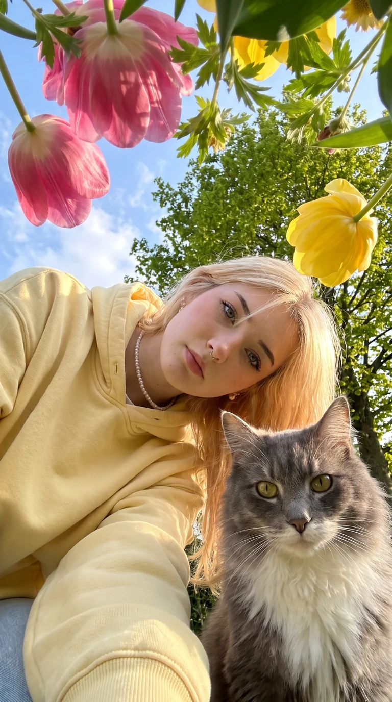 Ты можешь сделать так же, жми повторить и подставляй фото себя и кота!🔁