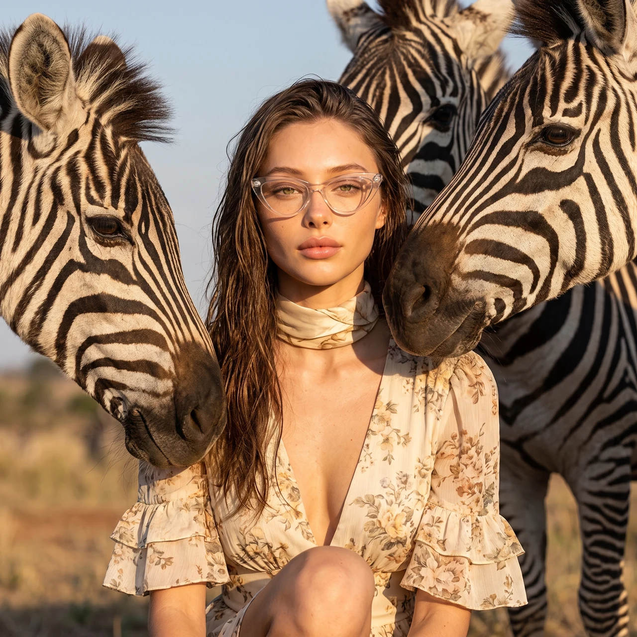 Ты можешь сделать такое же в пару кликов🦓 Жми «Повторить» 🔄 Загрузи своё фото — внешность…