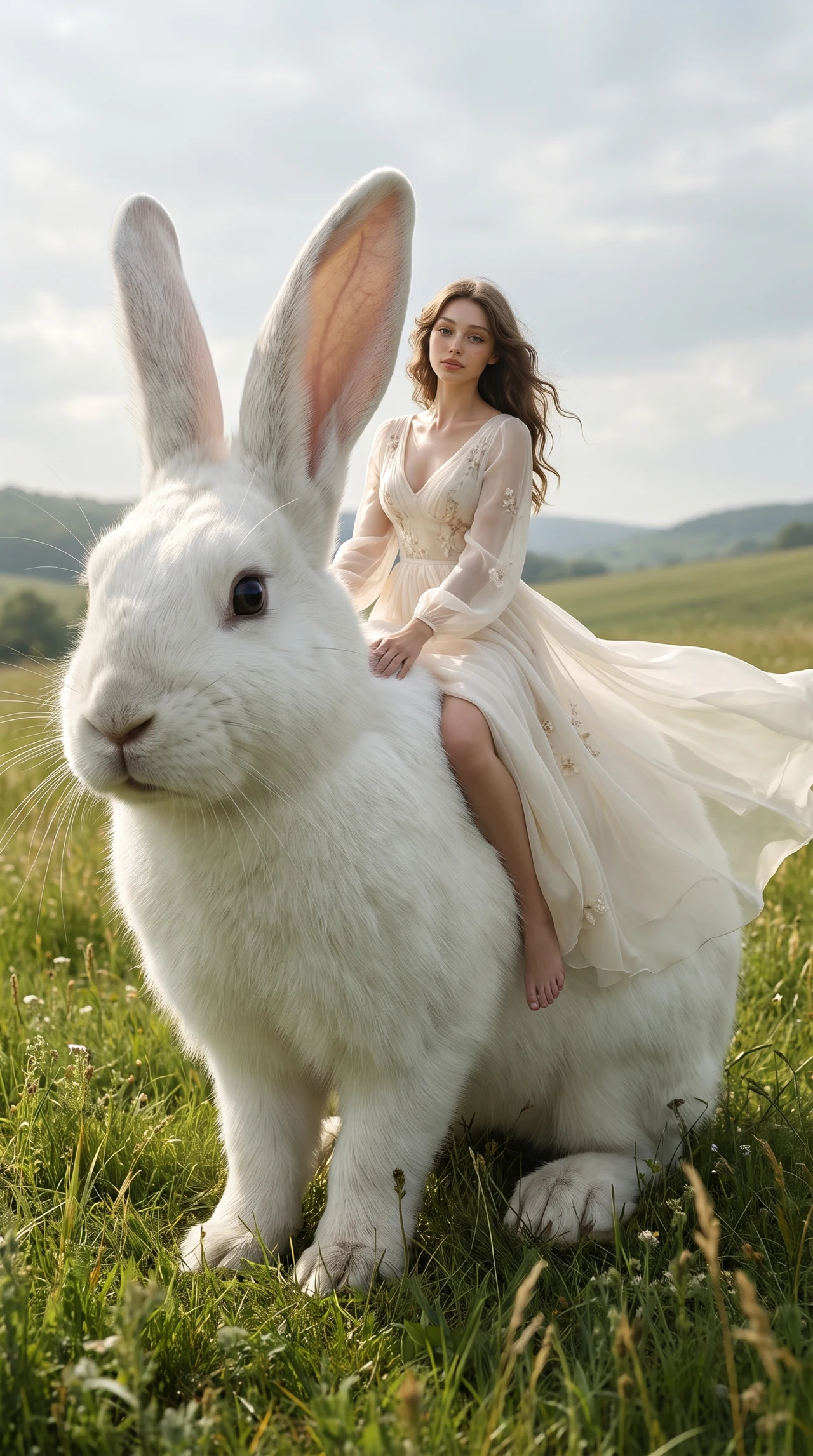 Ты можешь сделать такое же в пару кликов🐰 Жми «Повторить» 🔄 Загрузи своё фото — внешность…