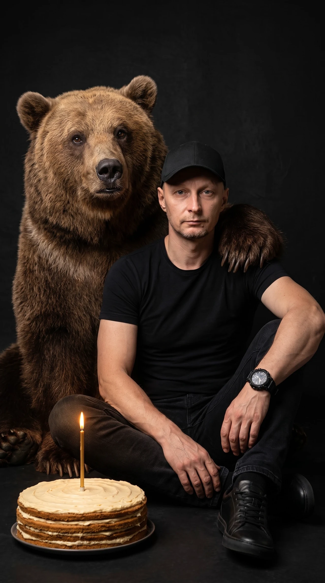 📸 Студийное фото с медведем!