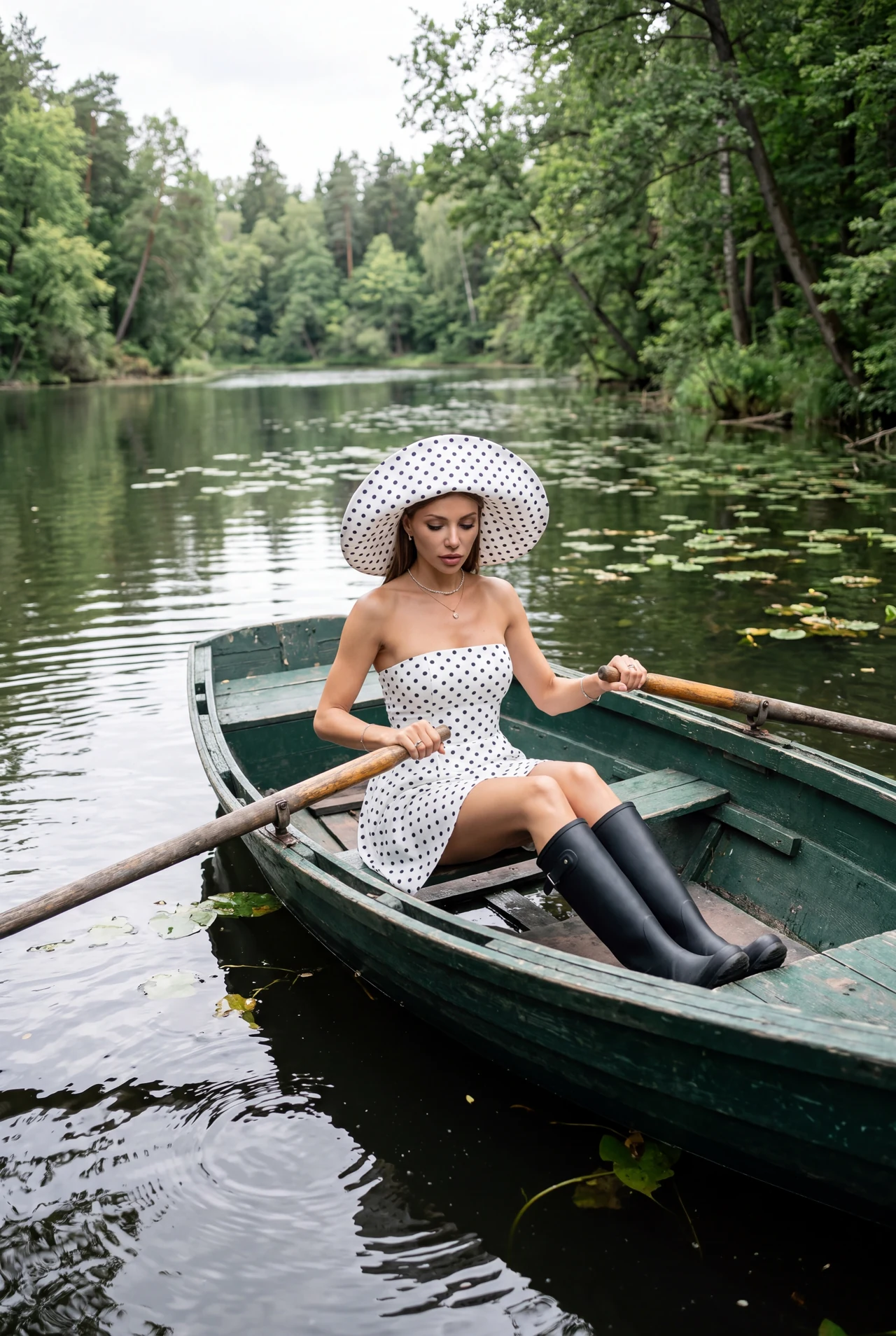 Дрейфую по течению в своем собственном ритме 🌿🛶🌫
