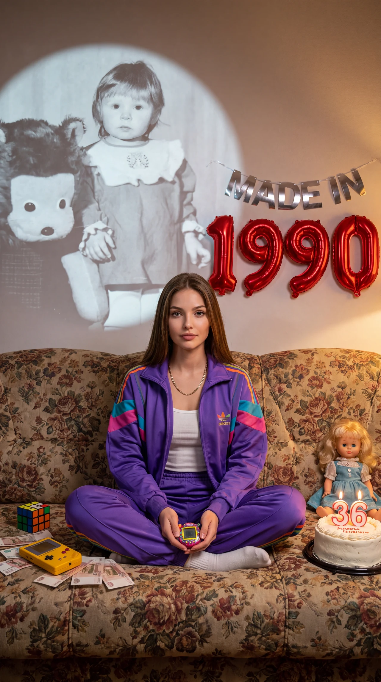 День рождения 🎁 воспоминания 🥹 Не забудьте поменять цифру на шариках и торте Чтобы повтор…