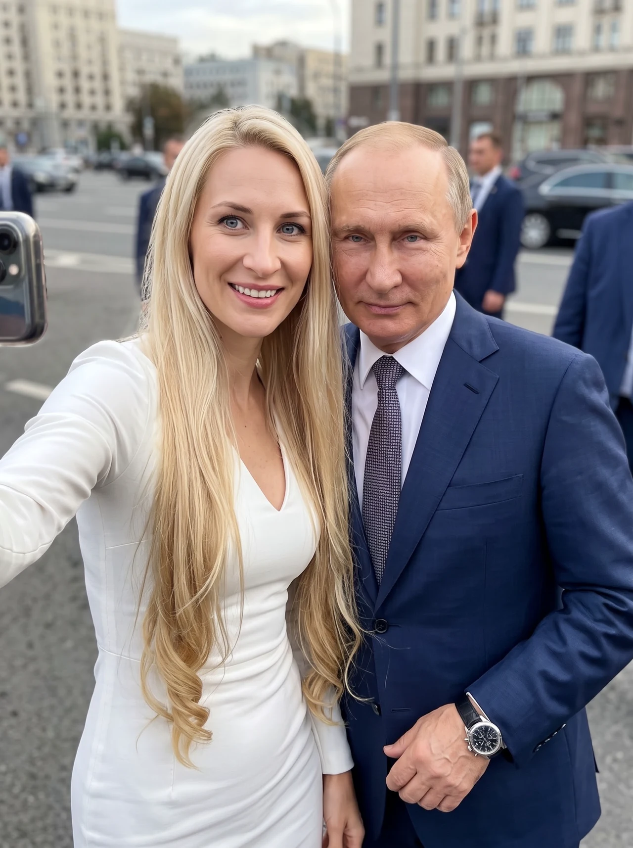 Встретились с президентом)
