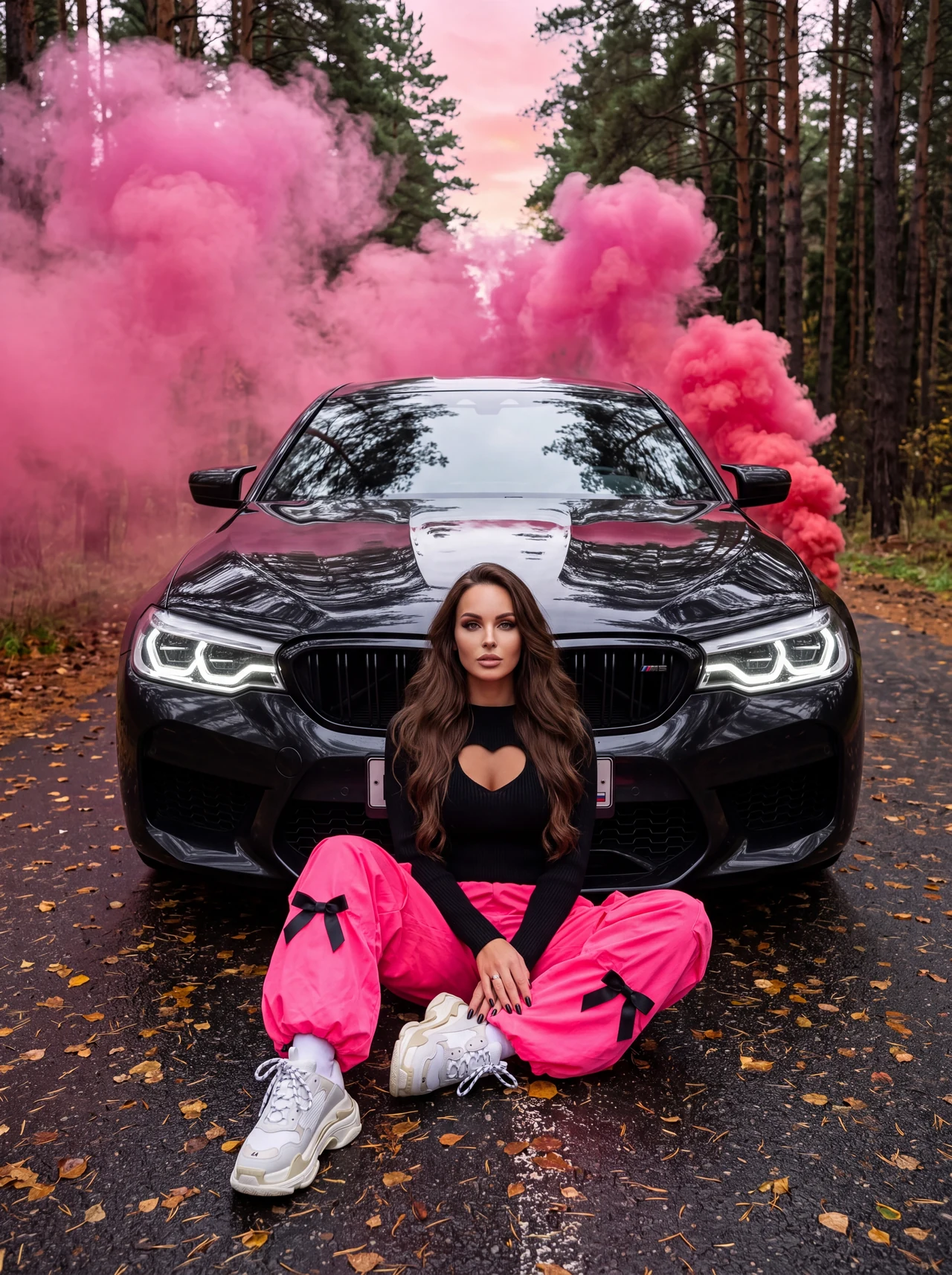 Трендовое фото с вашей машиной 🚘 Марку и цвет можно поменять в настройках. Нажмите 🔁 чтоб…