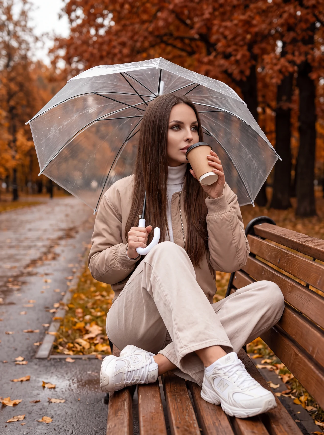 Осень 🍁☂️ Нажмите 🔁 чтобы повторить