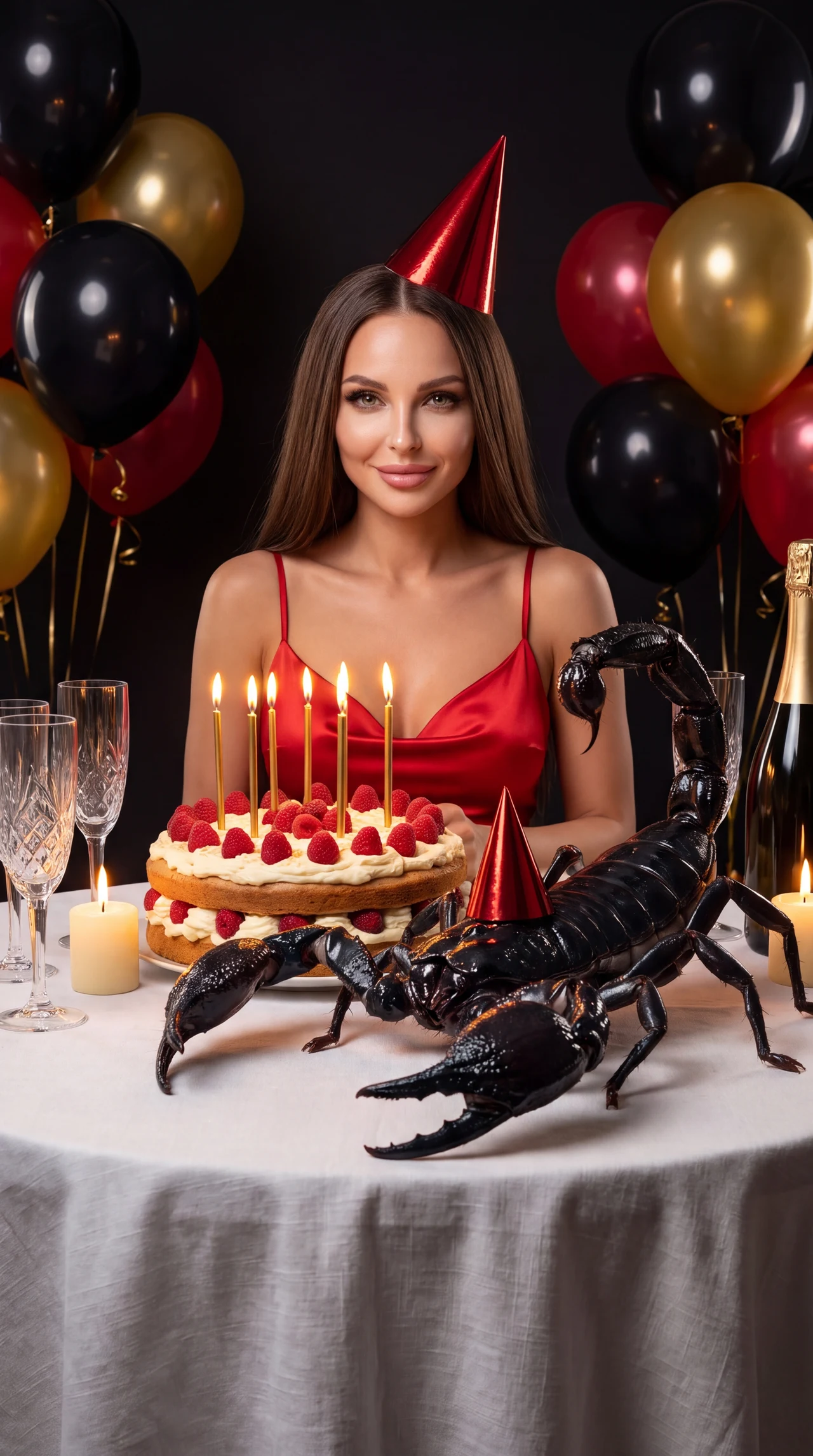 На день рождения для Скорпионов ♏️ Нажмите 🔁 чтобы повторить