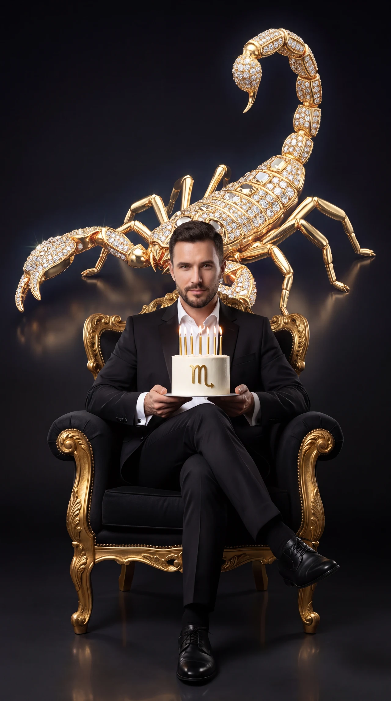 На день рождения для наших любимых мужчин Скорпионов ♏️👑 Нажмите 🔁 чтобы повторить