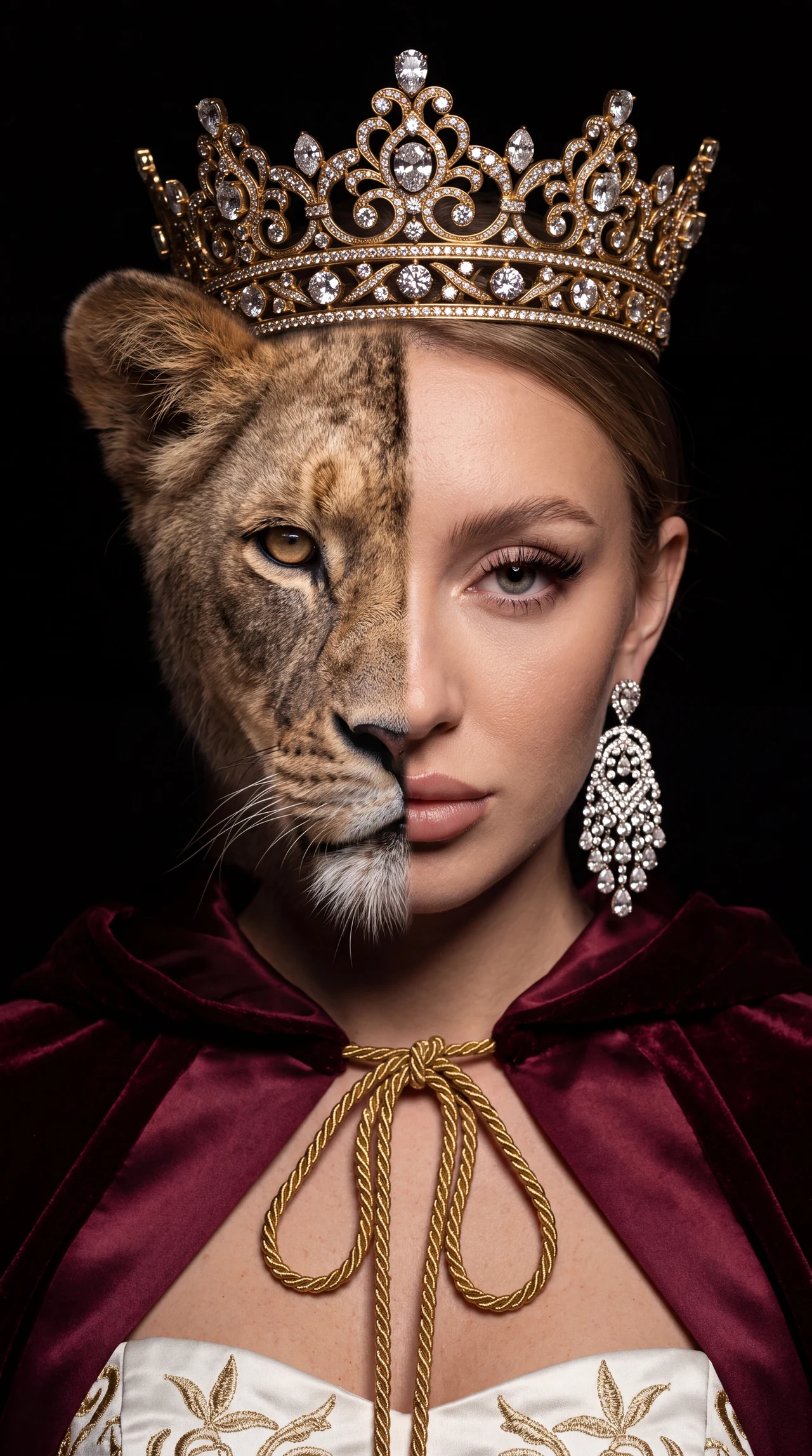 Королева Львица 👑 Роскошное премиальное студийное женское фото. ⭐️⭐️⭐️ЭКСКЛЮЗИВ. Авторски…