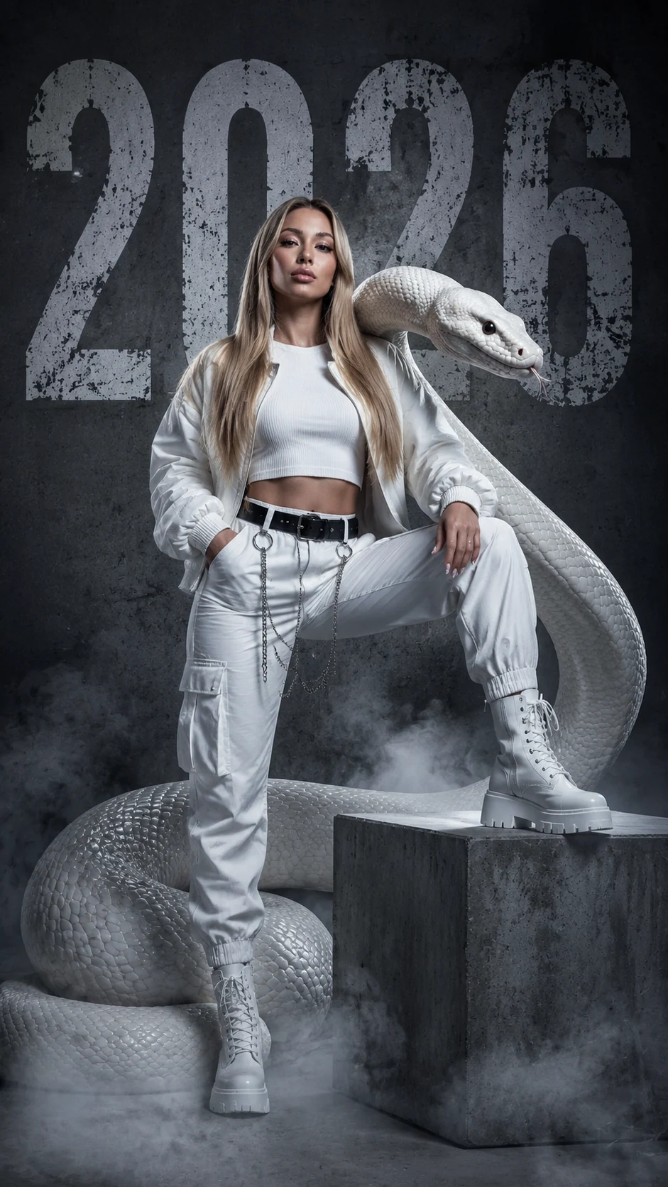 Год Змеи 🐍 2026 Женское фото. ⭐️ЭКСКЛЮЗИВ. Авторский промпт