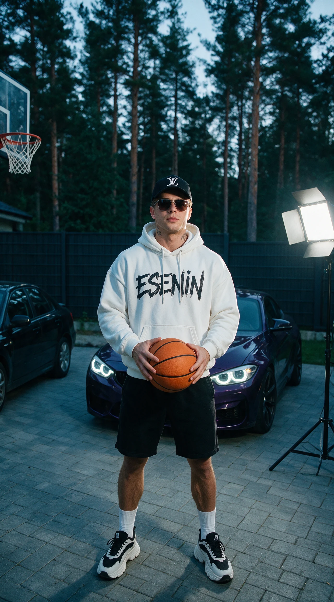 Крутое Мужское фото с баскетбольным мячом 🏀🏀🏀 ⭐️ЭКСКЛЮЗИВ. Авторский промпт