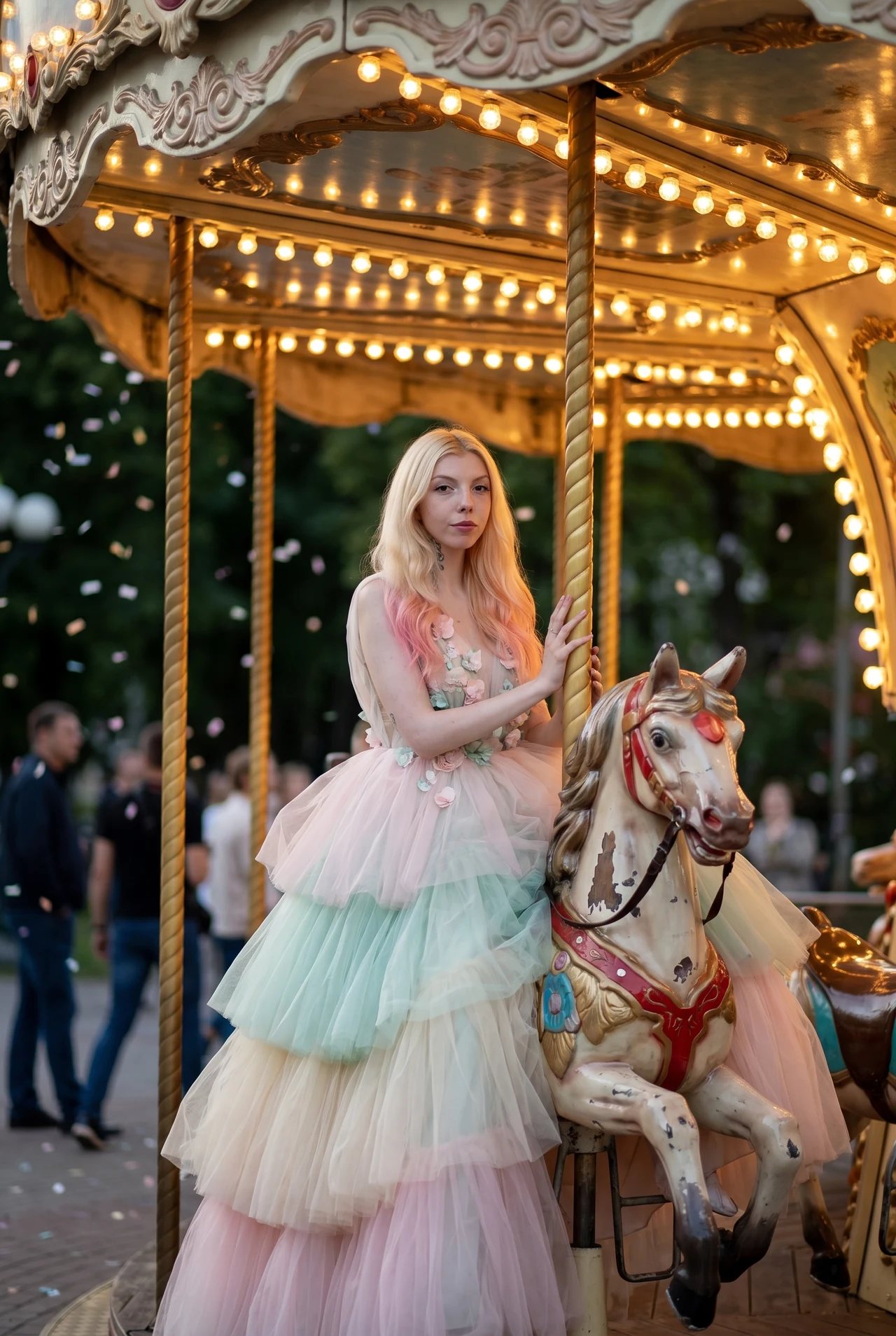 Фотосессия в парке аттракционов 🌸🔥