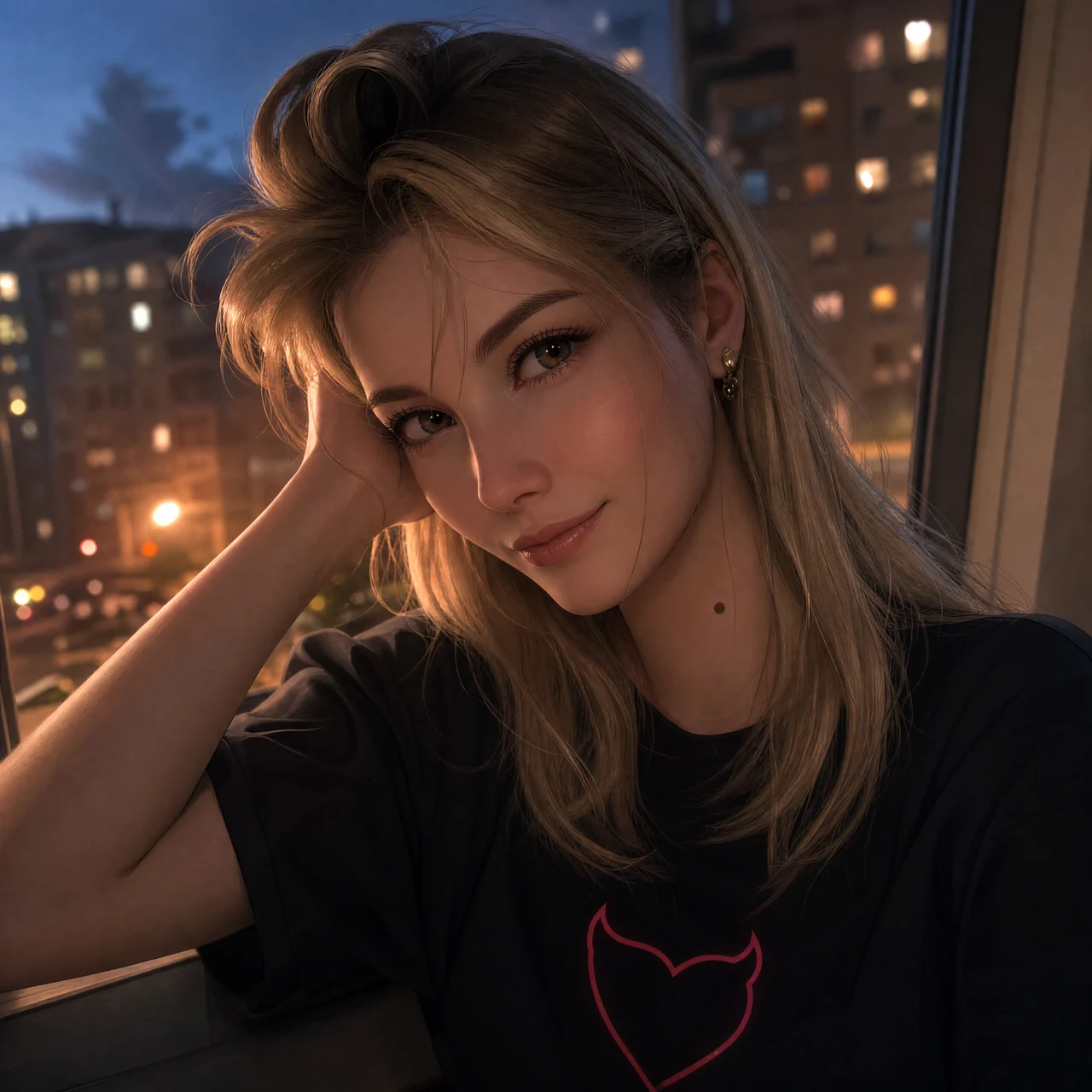 фото в стиле аниме-реализм🍷