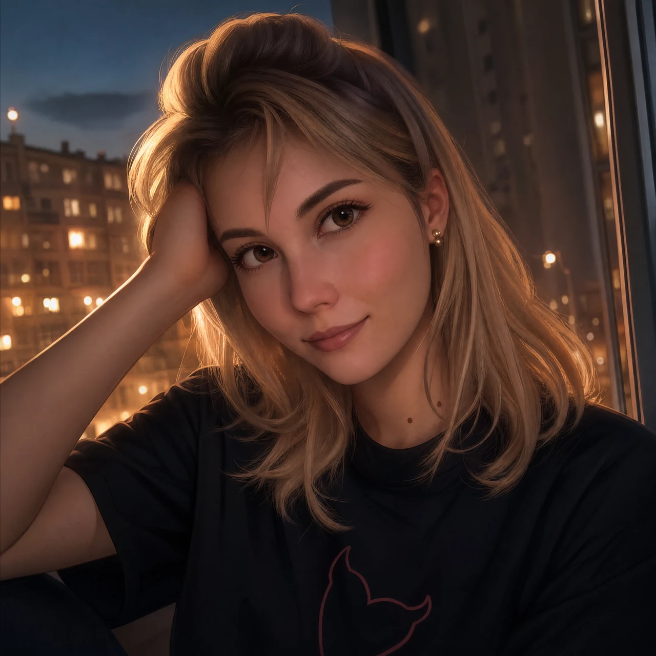 фото в стиле аниме-реализм🍷