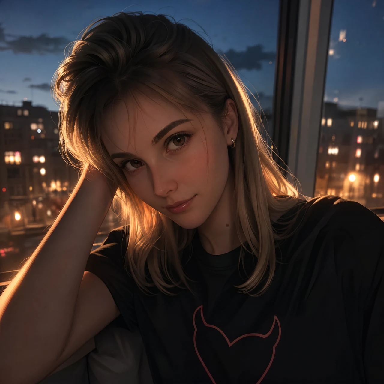 фото в стиле аниме-реализм🍷