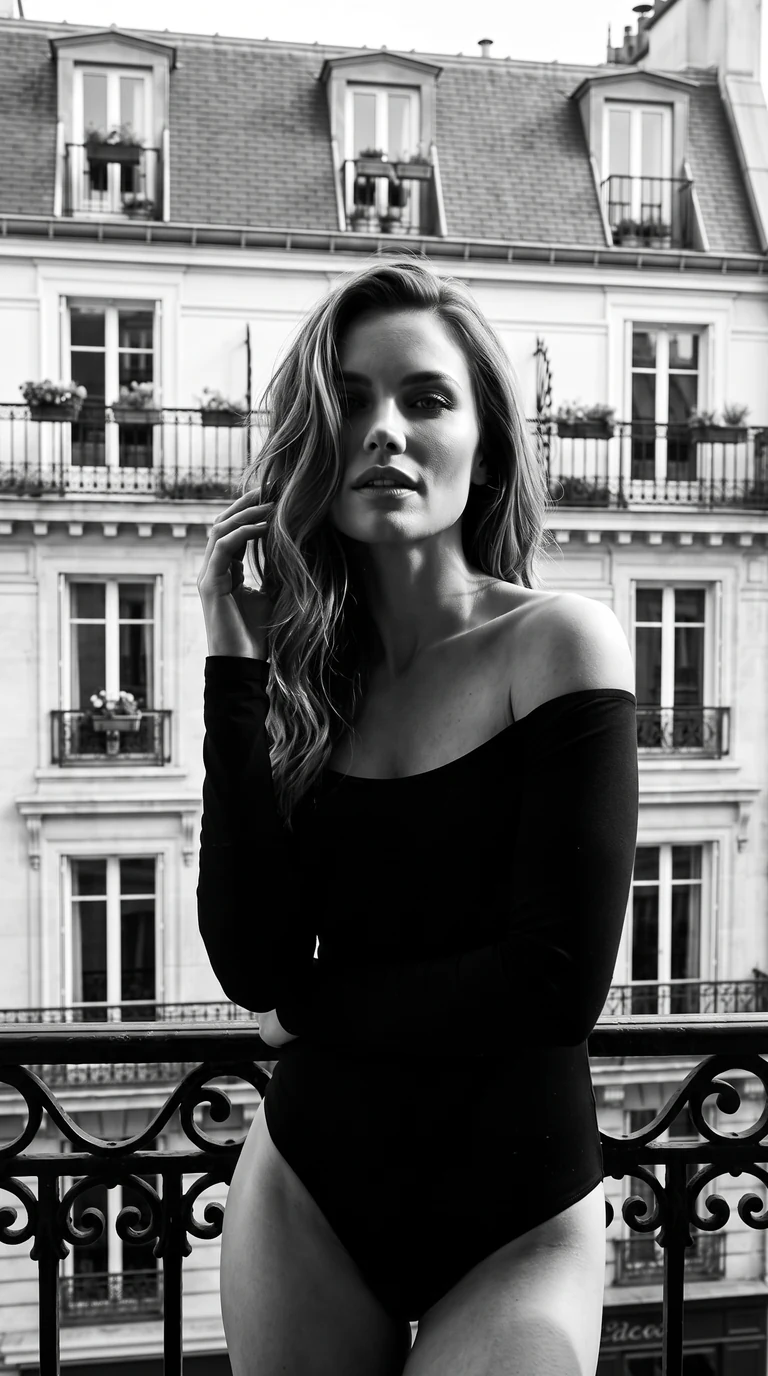 🖤 Фотосессия с атмосферой старого кино на фоне улицы Парижа 🎞🥀🖤