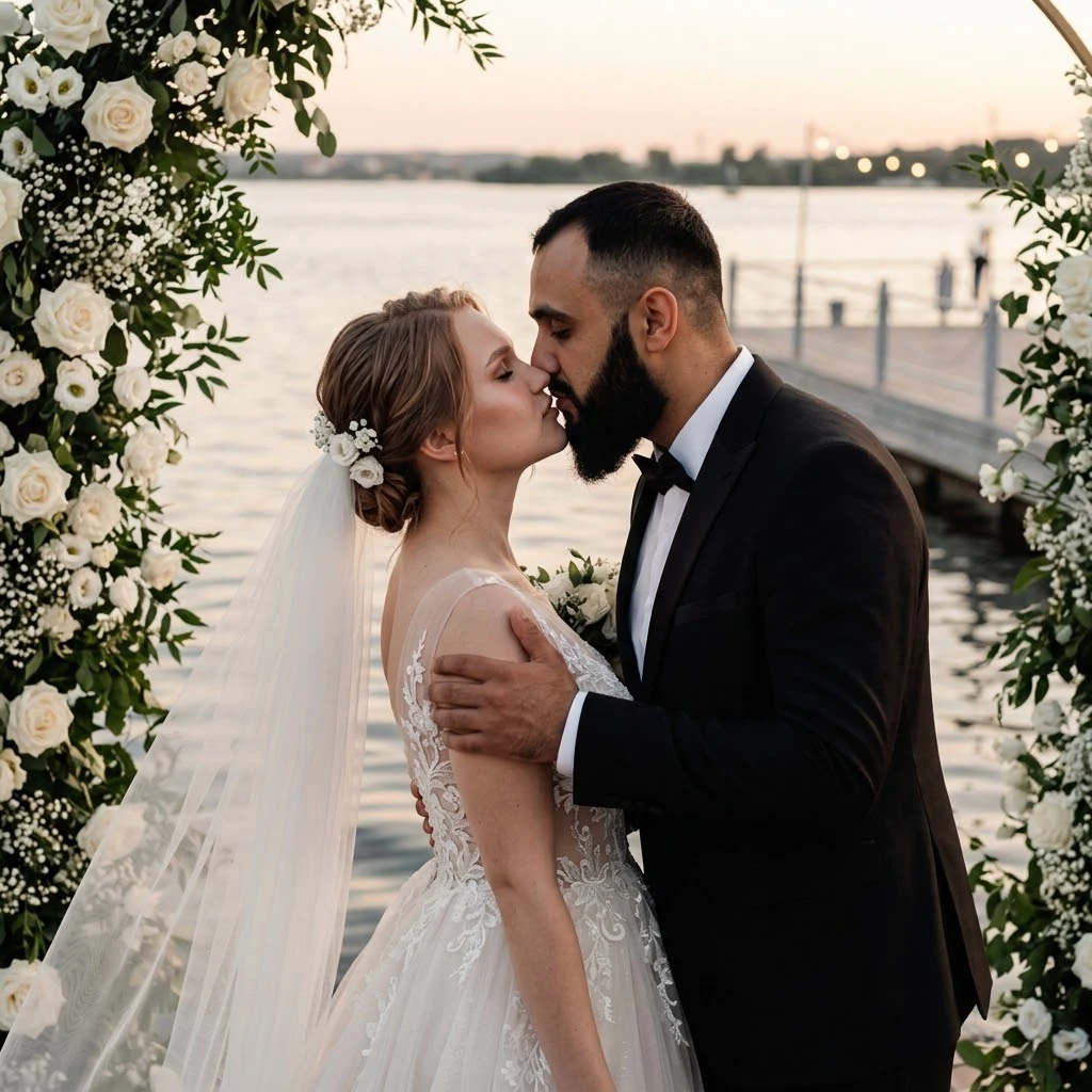 Свадьба на берегу👰🏼‍♀️🤵🏻‍♂️ Нажми 🔁 если хочешь повторить ❤️