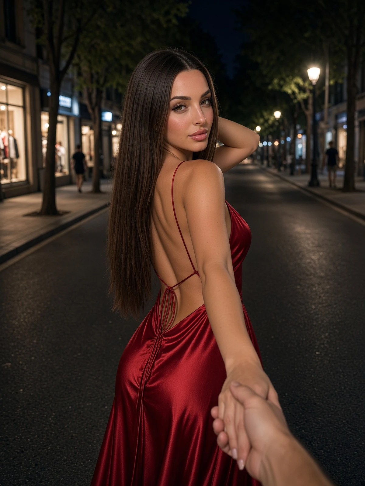 Фотоссессия в открытом платье 🥰