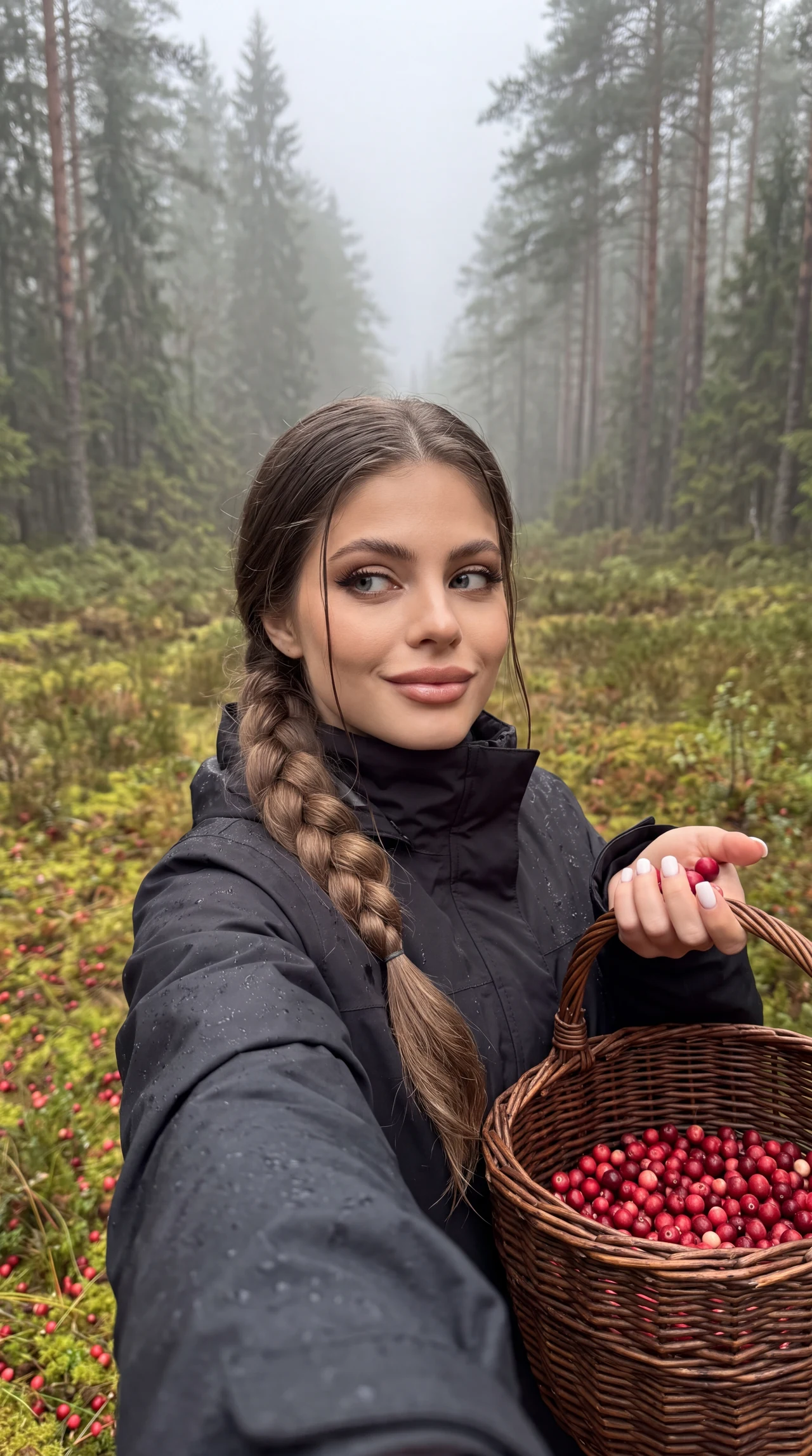 🍓 Хвойный лес и ягодное болото. 👆🏼 Нажмите на 🔄 чтобы повторить ✨