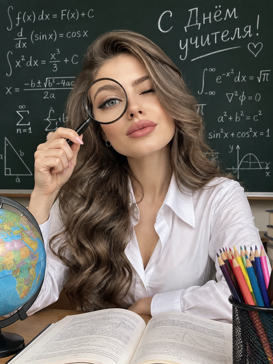 📚 День учителя - 5 Октября... 👆🏼 Нажмите на 🔄 чтобы повторить ✨