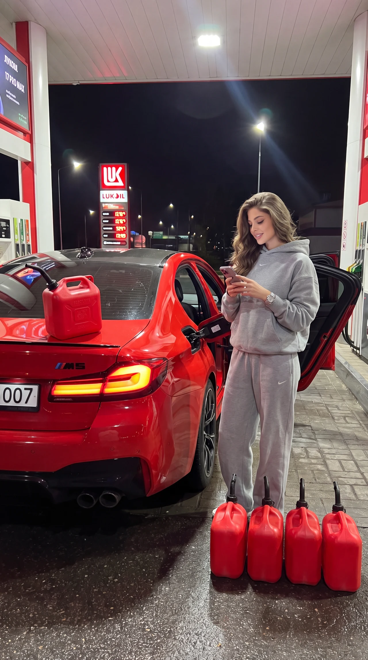 ⛽ Затворилась бензином...... 👆🏼 Нажмите на 🔄 чтобы повторить ✨