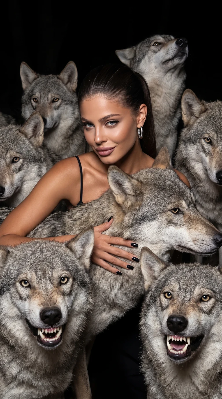 🐺 Своя среди хищников..... 👆🏼 Нажмите на ФОТО чтобы повторить ✨