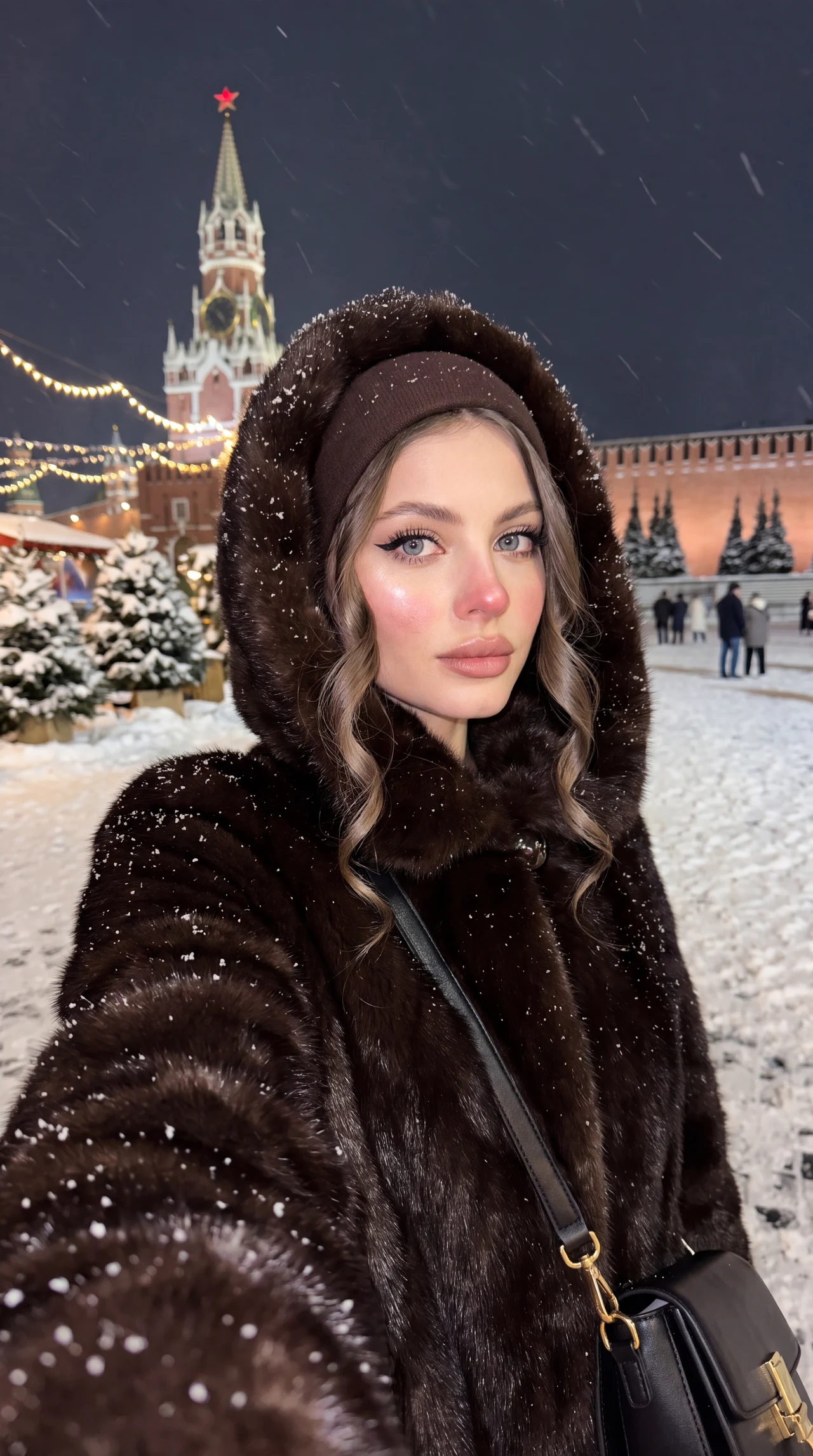 ❄️ Первый снег .... 👆🏼 Нажмите на 🔄 чтобы повторить ✨