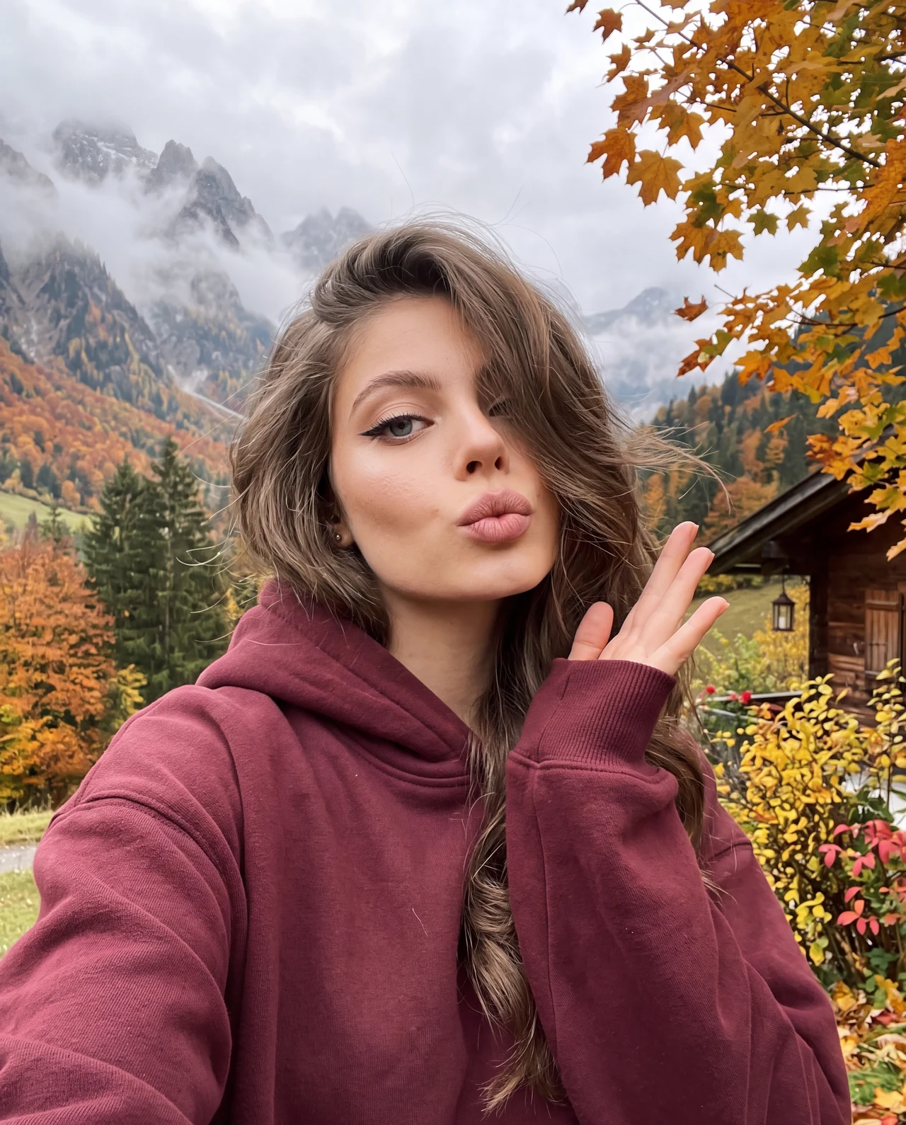 🍁 ОСЕНЬ В ГОРАХ ..... 👆🏼 Нажмите на 🔄 чтобы повторить ✨