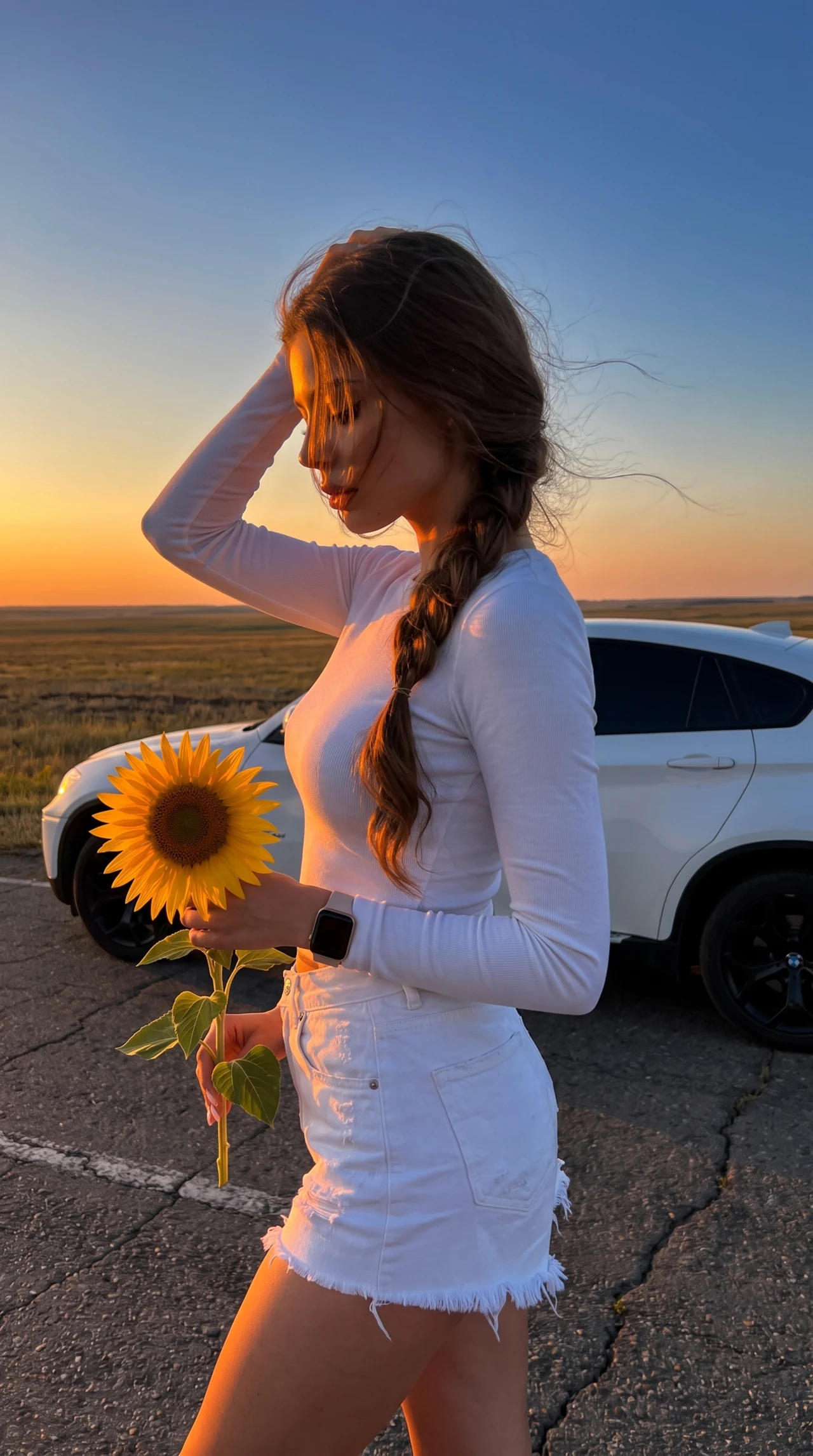 🌻 Поймала солнце..... 👆🏼 Нажмите на ФОТО чтобы повторить ✨