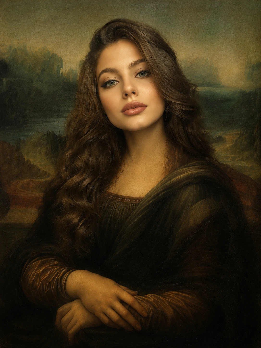 🖼 Мона Лиза с твоим лицом ..... 👆🏼 Нажмите на ФОТО чтобы повторить ✨
