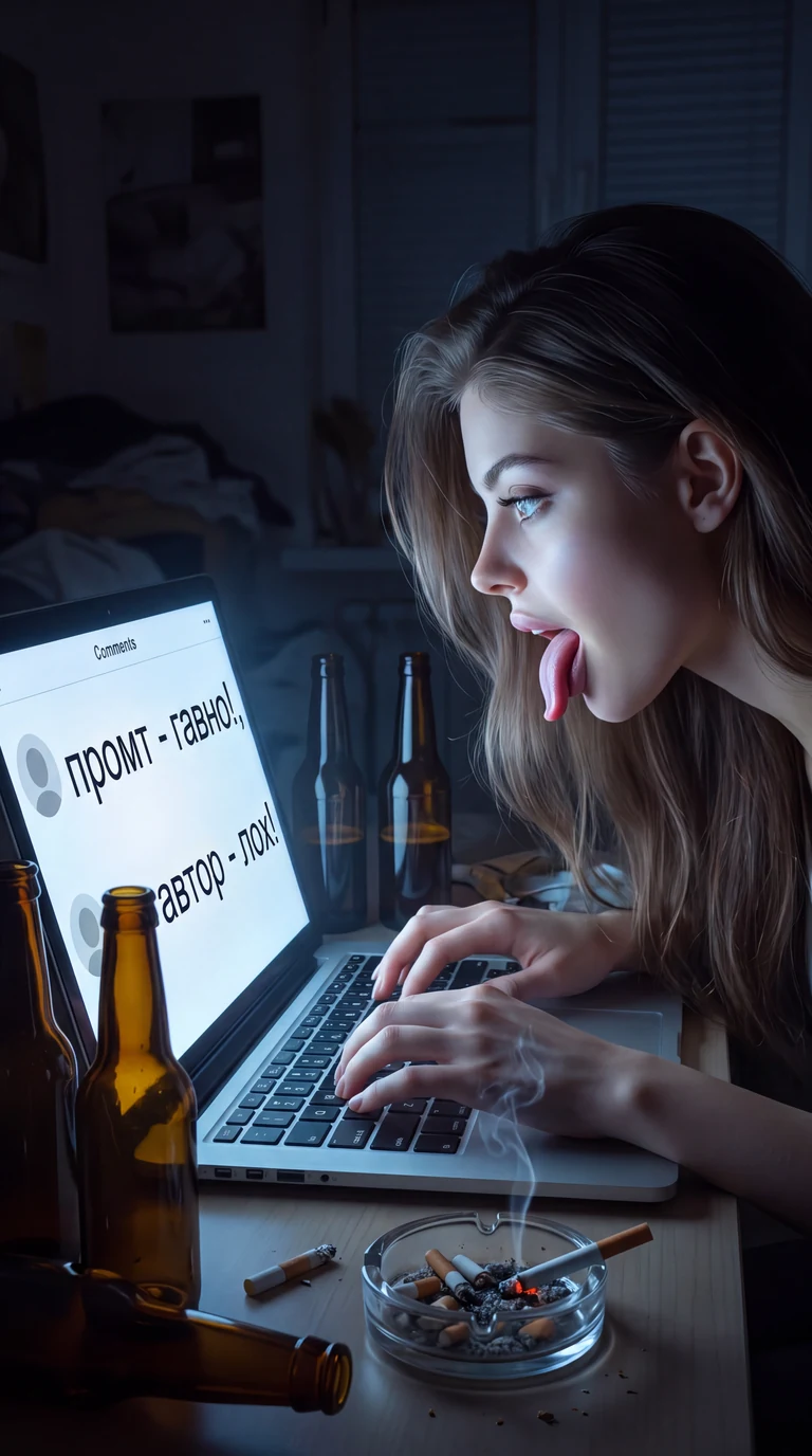 😊 Промт - гавно! Автор - лох !